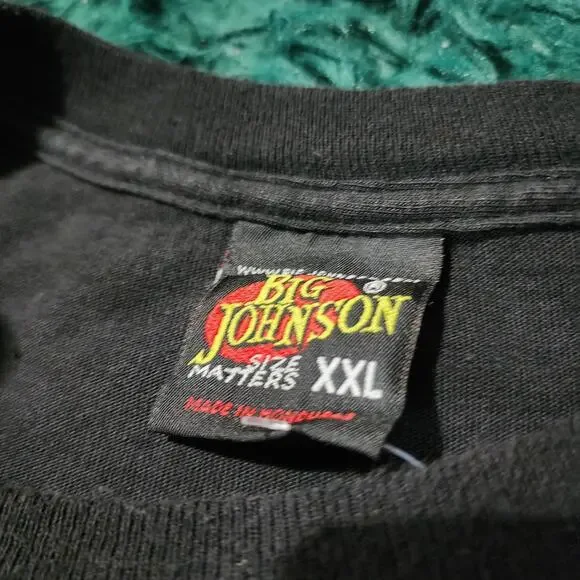 Vintage Big Johnson T-Shirt XXL Biker Tee or Tires Biker Graphic - Picture 5 of 7